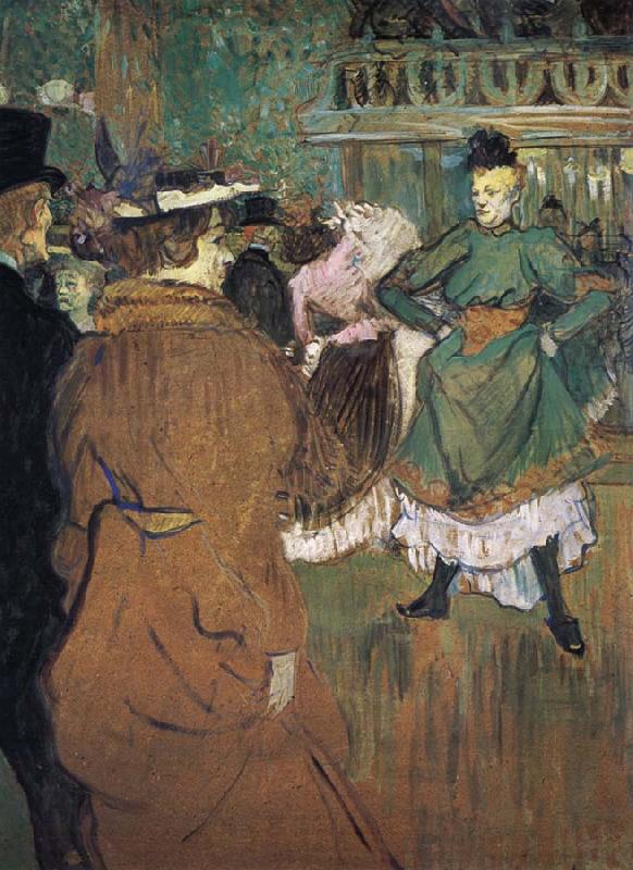 Henri  Toulouse-Lautrec Le Depart du Qua drille au Moulin Rouge china oil painting image
